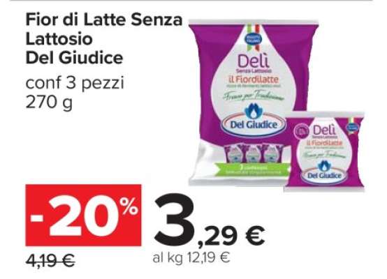Fior di Latte Senza Lattosio Del Giudice