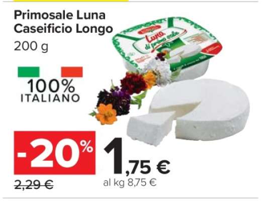 Primosale Luna Caseificio Longo