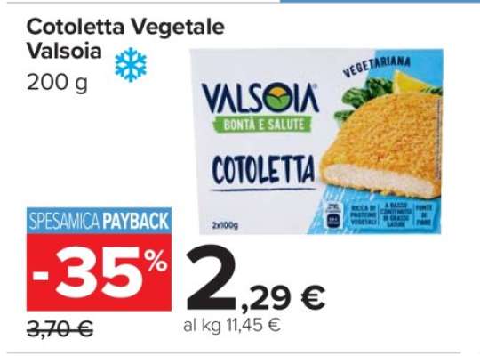 Cotoletta Vegetale Valsoia