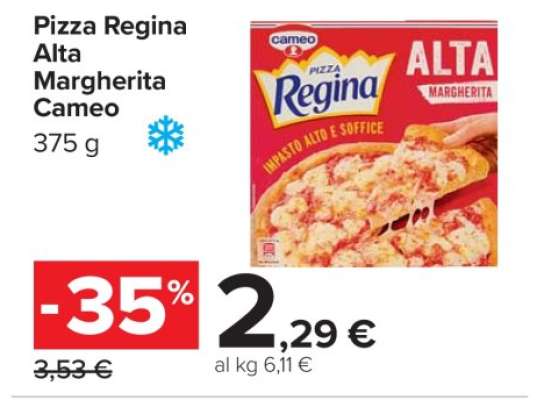 Pizza Regina Alta Margherita Cameo