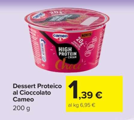 Dessert Proteico al Cioccolato Cameo