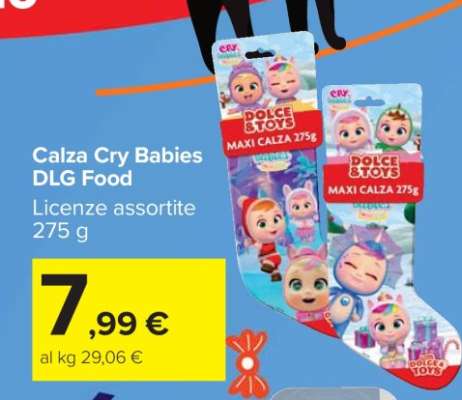 Calza Cry Babies DLG Food