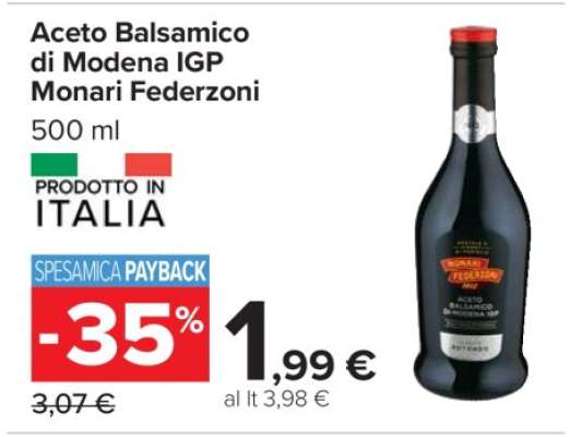 Aceto Balsamico di Modena IGP Monari Federzoni