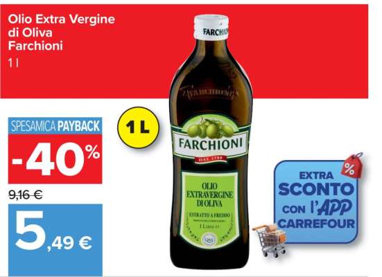 Olio Extra Vergine di Oliva Farchioni