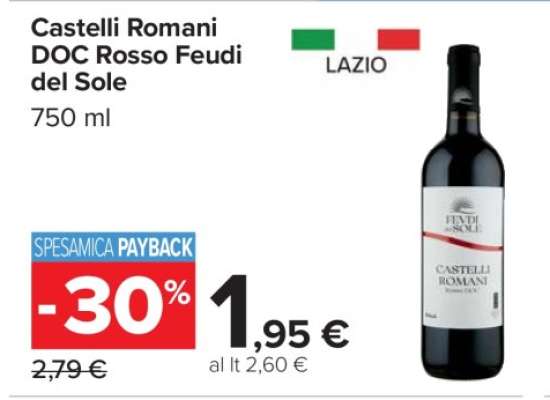 Castelli Romani DOC Rosso Feudi del Sole