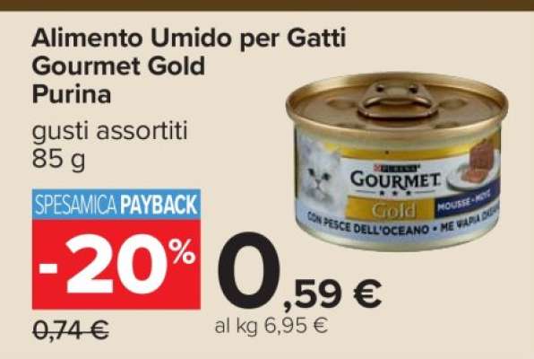 Alimento umido per gatti Gourmet Gold Purina