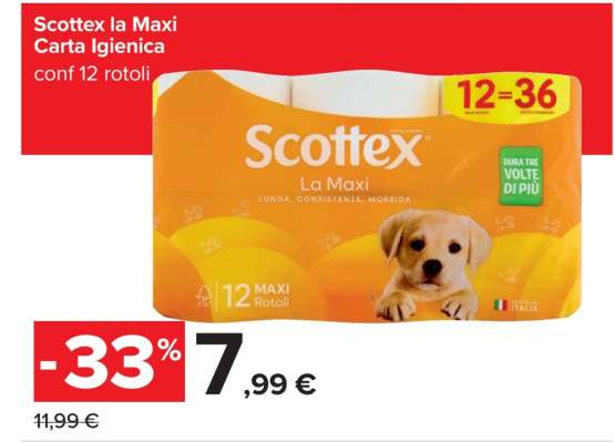 Scottex la Maxi Carta Igienica