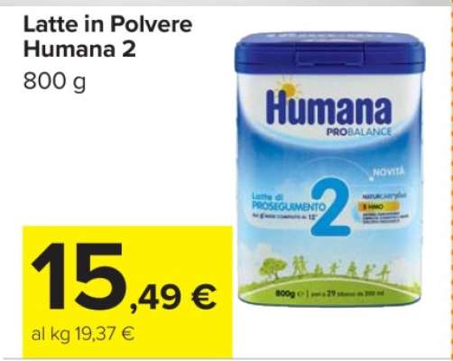 Latte in Polvere Humana 2