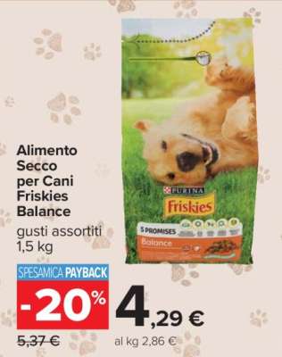 ALIMENTO SECCO PER CANI FRISKIES BALANCE
