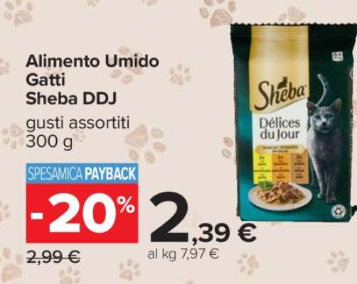 Alimento Umido Gatti Sheba DDJ