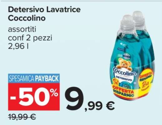 Detersivo Lavatrice Coccolino