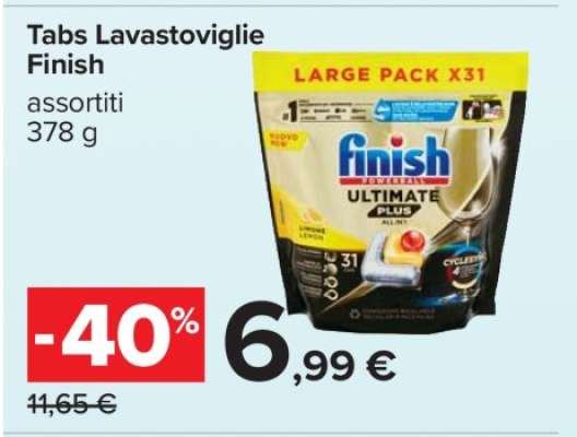 Tabs Lavastoviglie Finish