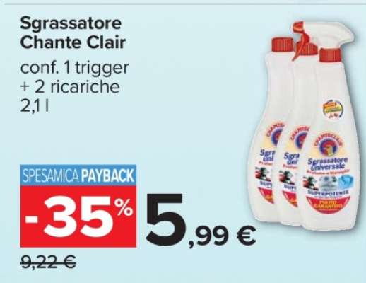 Sgrassatore Chante Clair