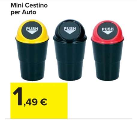 Mini Cestino per Auto