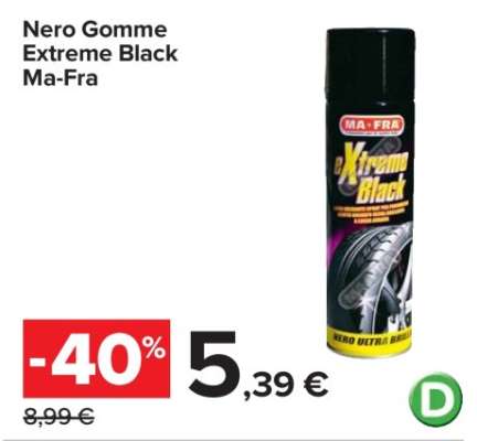 Nero Gomme Extreme Black Ma-Fra