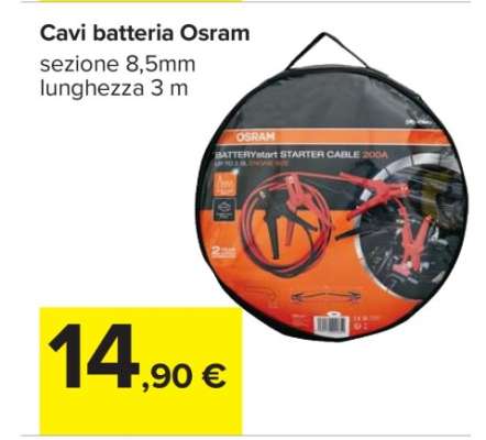 Cavi batteria Osram