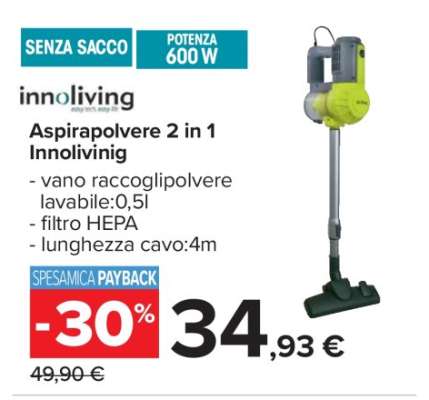Aspirapolvere 2 in 1 Innoliving