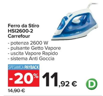 Ferro da Stiro HSI2600-2 Carrefour