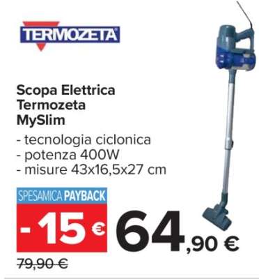 Scopa Elettrica Termozeta MySlim