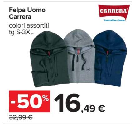 FELPA UOMO CARRERA