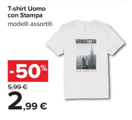 T-shirt Uomo con Stampa