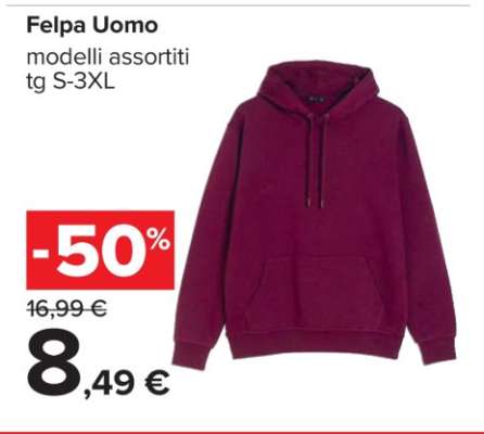 Felpa uomo