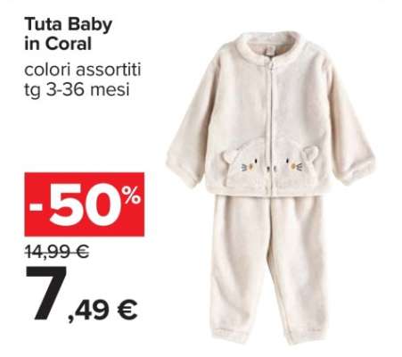 Tuta Baby in Coral