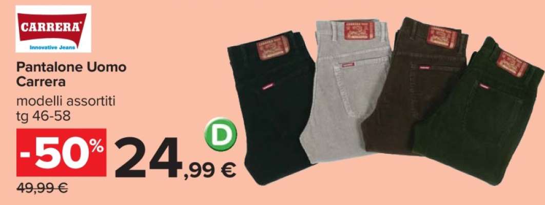 Pantalone Uomo Carrera