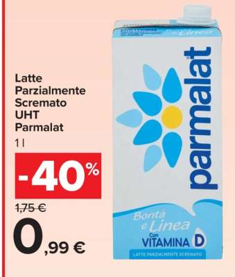 Latte Parzialmente Scremato UHT Parmalat