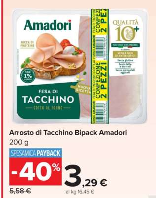 Arrosto di Tacchino Bipack Amadori