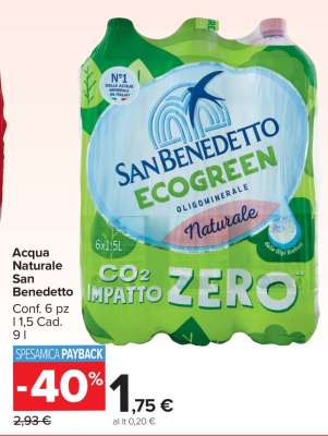 Acqua Naturale San Benedetto