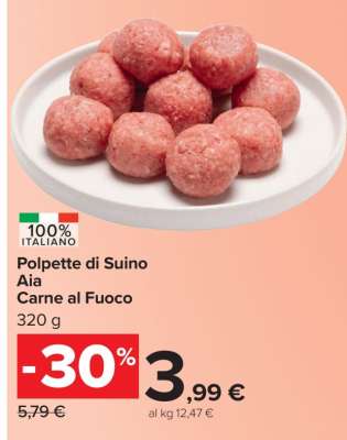 Polpette di Suino Aia Carne al Fuoco