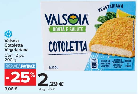 Valsoia Cotoletta Vegetariana