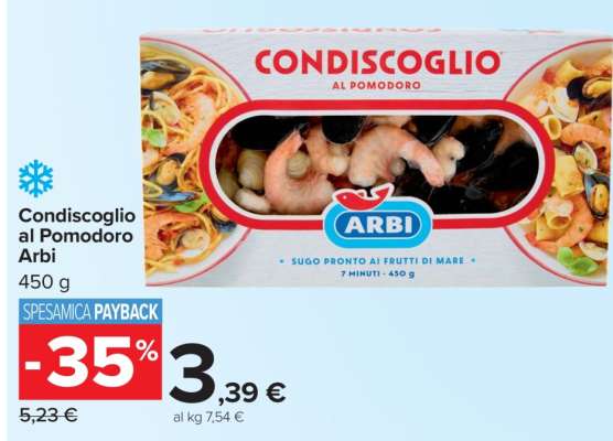 CONDISCOGLIO AL POMODORO ARBI