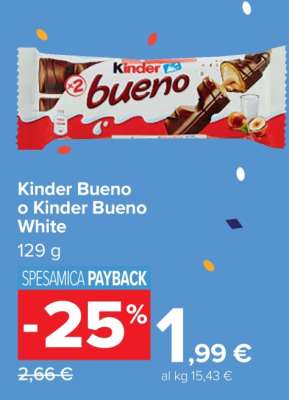 Kinder Bueno o Kinder Bueno White