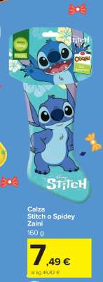 Calza Stitch o Spidey Zaini