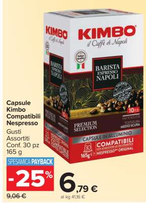 Capsule Kimbo Compatibili Nespresso