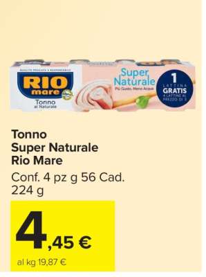 Tonno Super Naturale Rio Mare