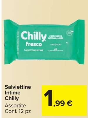 Salviettine Intime Chilly