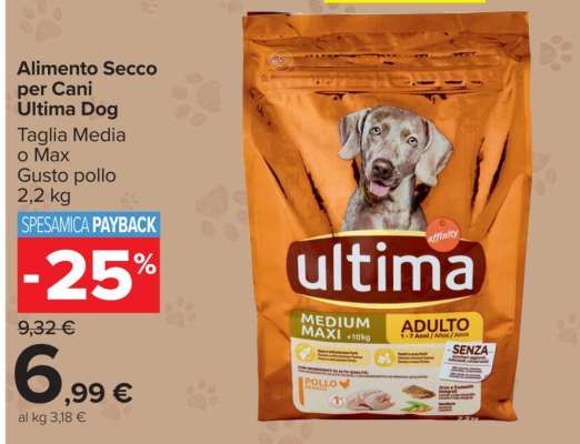 ALIMENTO SECCO PER CANI ULTIMA DOG