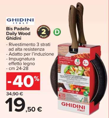 Bis Padelle Daily Wood Ghidini