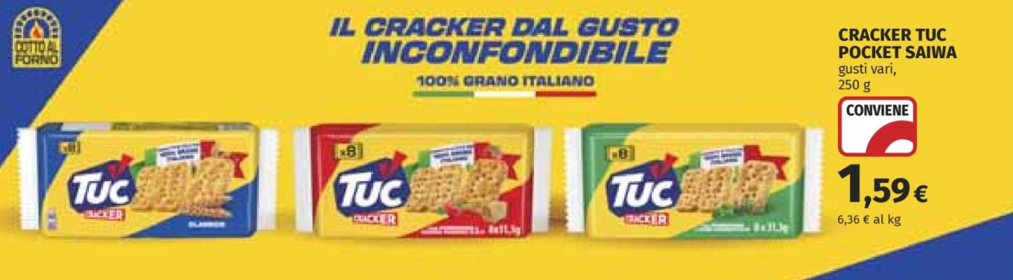 CRACKER TUC POCKET SAIWA
