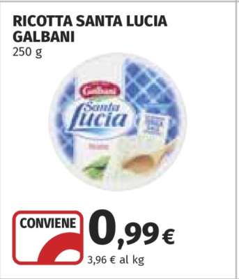 RICOTTA SANTA LUCIA GALBANI