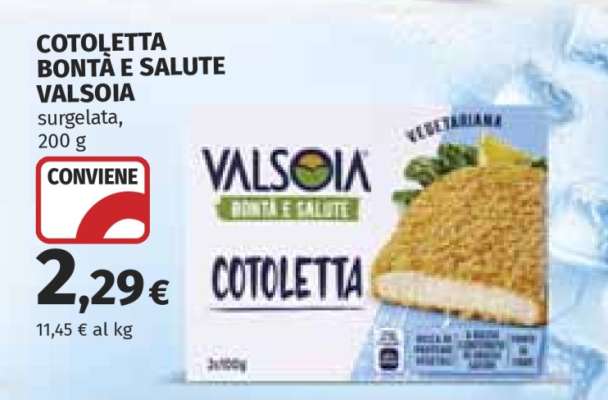 COTOLETTA BONTÀ E SALUTE VALSOIA