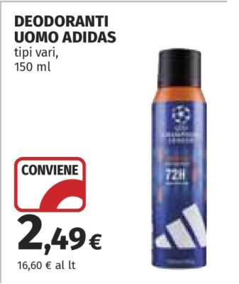 DEODORANTI UOMO ADIDAS