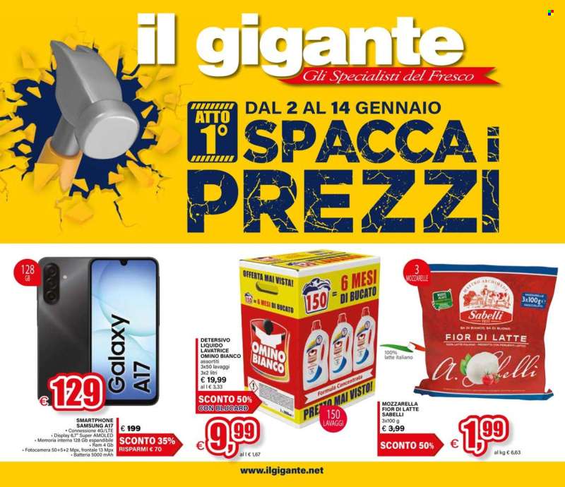Volantino Il Gigante - 2/1/2026 - 14/1/2026.