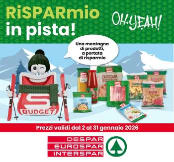 Volantino Eurospar - 2/1/2026 - 31/1/2026.