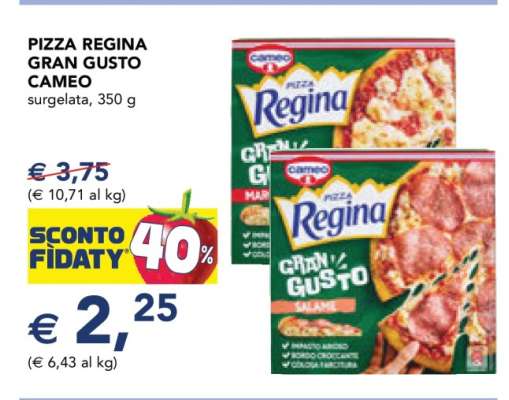 Pizza Regina Gran Gusto Cameo