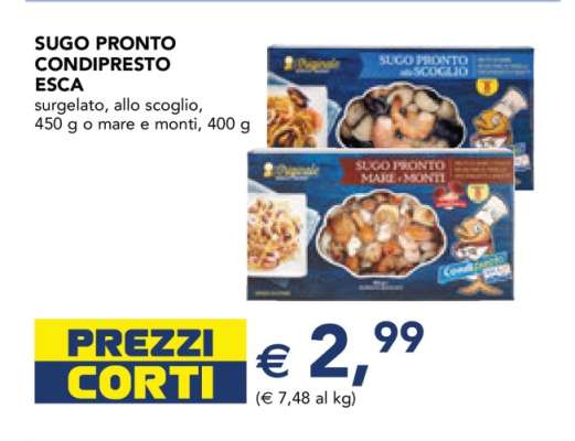 Sugo Pronto Condipresto Esca