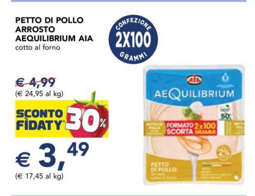 Petto di Pollo Arrosto Aequilibrium AIA